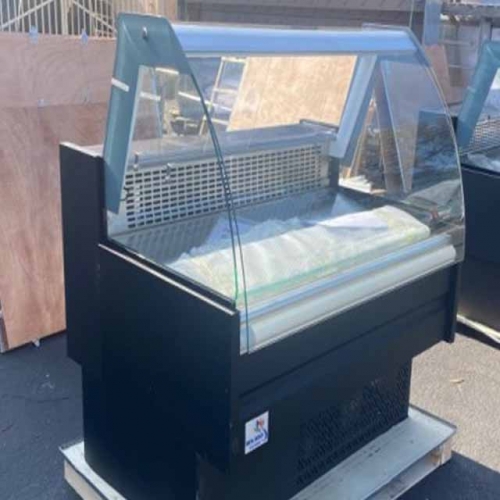 ce meat cooler display chiller open counter top service meat fridge